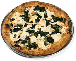 Pizzaiolo’s plain-sounding white pizza 