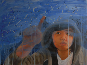 ‘I think so’ by Soo Ho Cho was a past winner in the fairfax art league’s student show.
