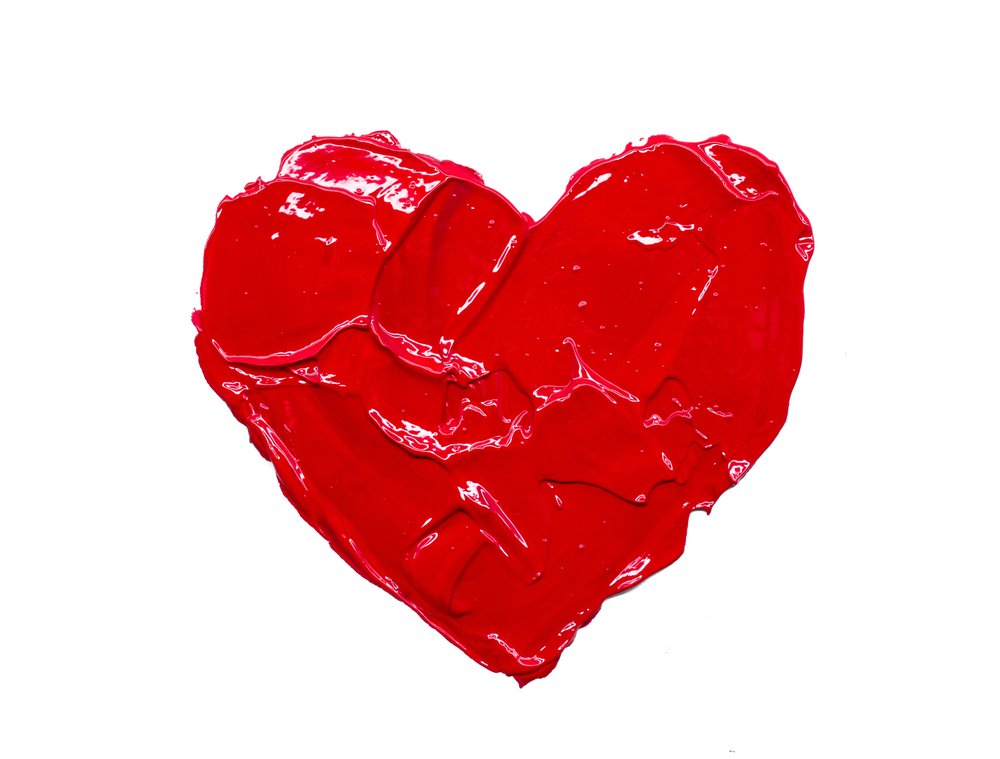 Acrylic Painted Heart