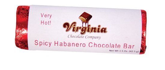 Virginia Chocolate Company Habanero Chocolate Bar