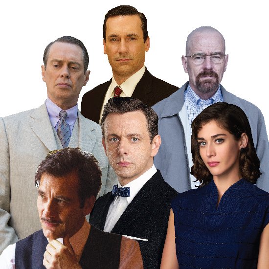 Breaking Bad, Mad Men, Boardwalk Empire, Masters of Sex, The Knick