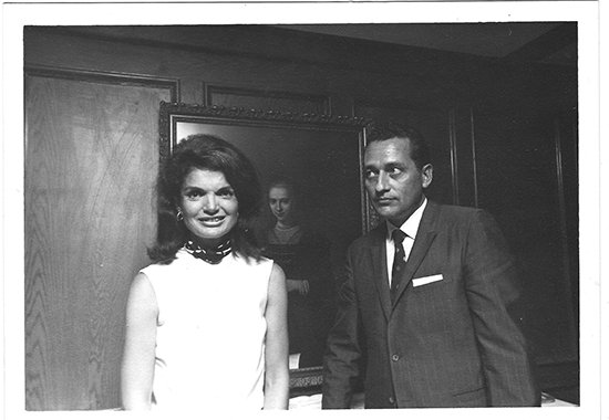 Hill and Jackie Kennedy at the White House. “Little did I know that life with Mrs. Kennedy was going to be anything but dull.” Photo courtesy of John F. Kennedy Presidential Library