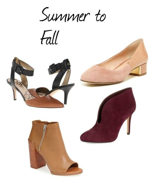 Summer to Fall Shoe Transition