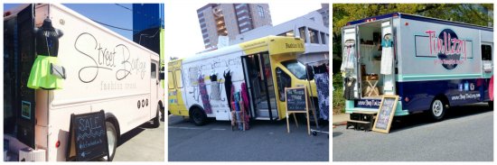 Photos Courtsey of Street Boutique Fashion Truck, The Thread Truck, Tin Lizzy