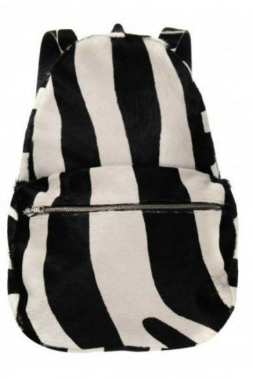 Zebra Backpack, $600. Photo courtesy of Topshop.