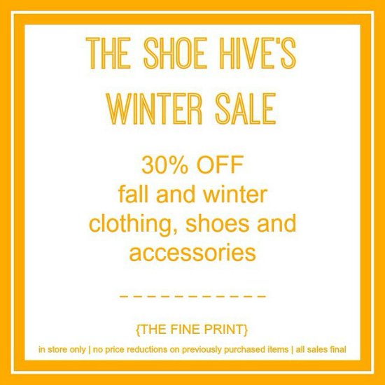 The Shoe Hive Winter Sale