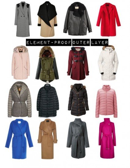 Brave the elements in these coats. Photo courtesy of polyvore.com/angienaomi1