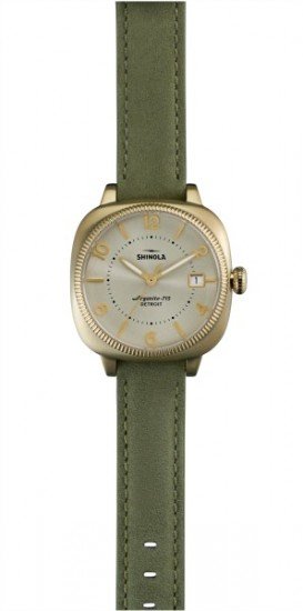 The Gomelsky in Olive, $650; photo courtesy of Shinola
