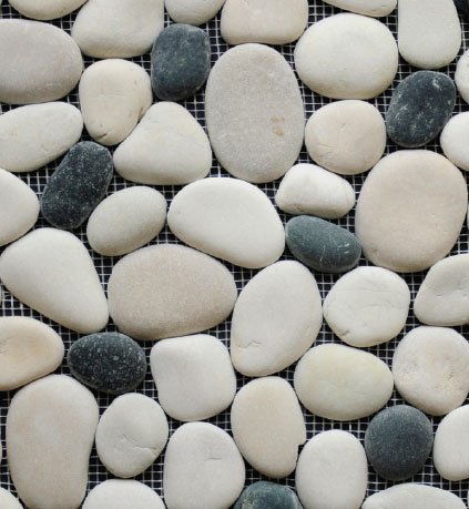Perfect Pebble Tile Bring in the rustic beauty of the great outdoors by choosing to go with a natural stone tile. While this stone tile may take a little more maintenance to keep it looking its best, it is more than worth it. $17.50/square foot;  islandstone.com