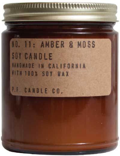p.f. candle co. amber & moss candle