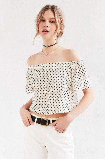 Kimchi Blue Jena Off-The-Shoulder Top, $44; urbanoutfitters.com