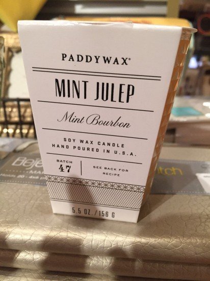 Mint Julep Mixology Candle, $14.95; available at the Paper Source