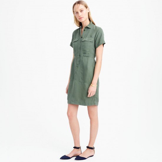 Short Sleeve Cargp Dress, $98; jcrew.com