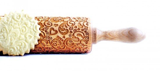 Laser Embossed Rolling Pins, $65; photo courtesy of Maurisa Potts