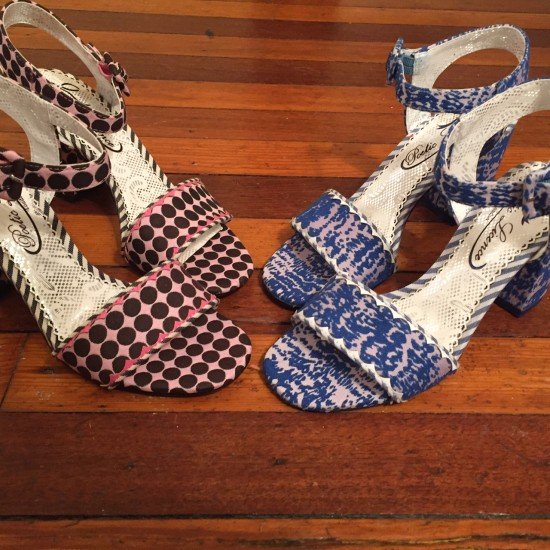 Periwinkle Bay Breeze Sandals, $99 each; photo courtesy of Angela Bobo
