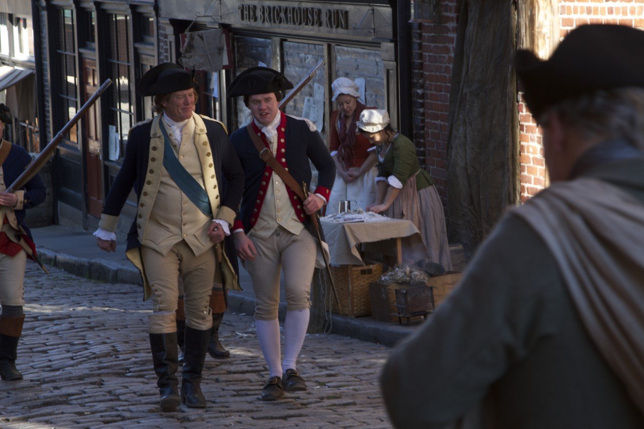 George Washington and his men in 'Legends and Lies'.