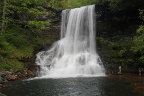 cascade falls pembroke swimming hole