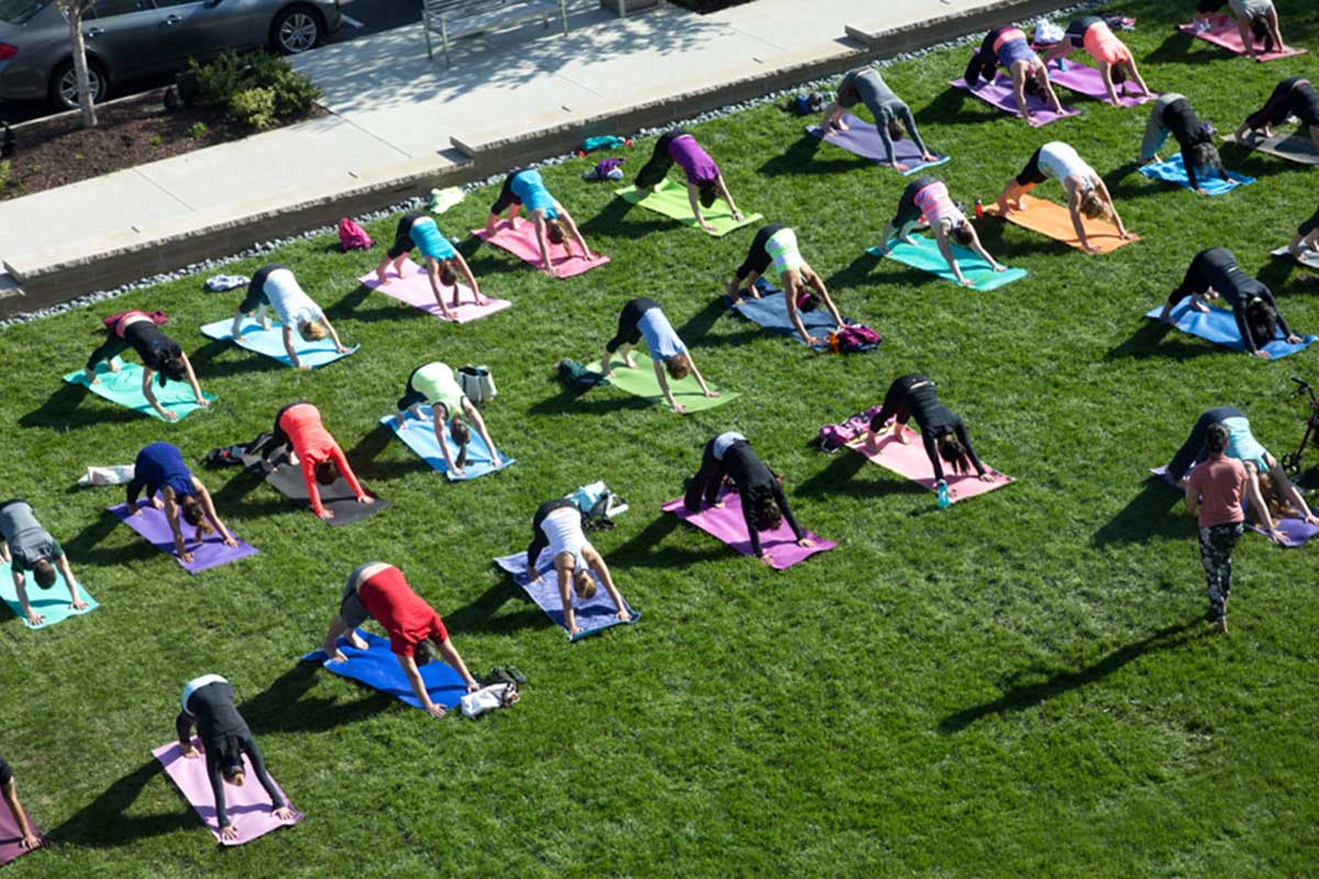 Northern Virginia outdoor yoga classes