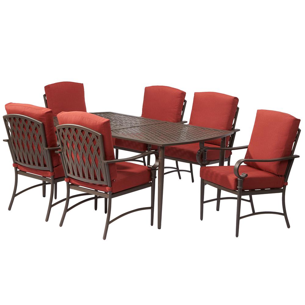 Home depot oak 2024 cliff dining set