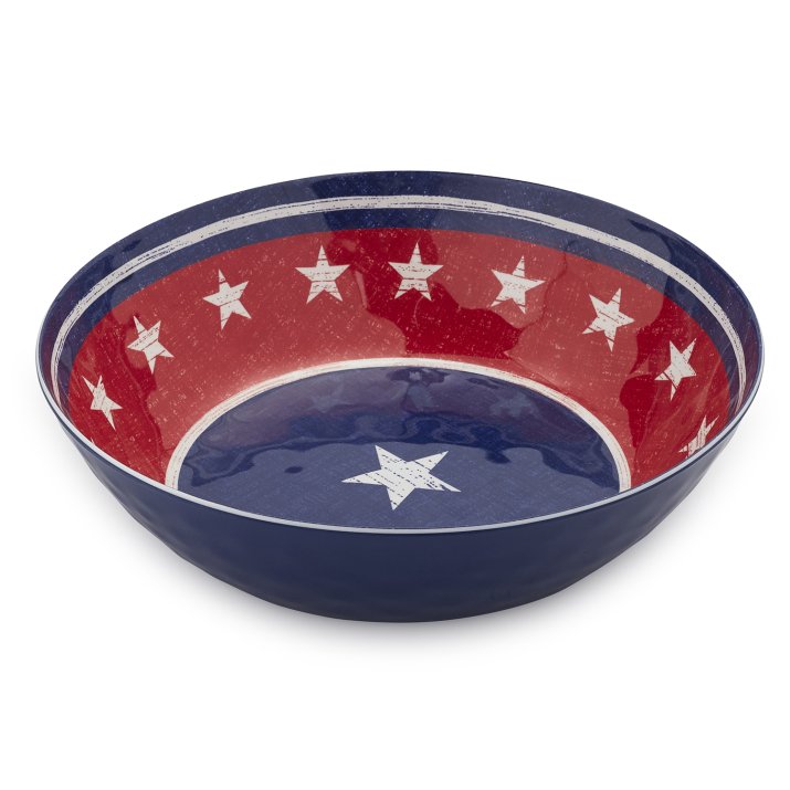 Stars and Stripes Melamine Serving Bowl