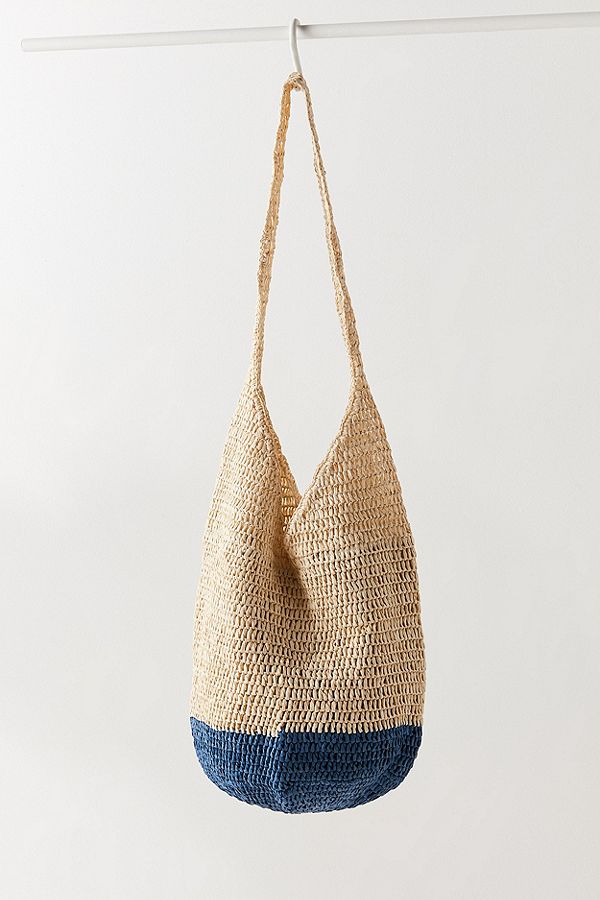 Slouchy Straw Tote Bag