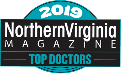 Northern Virginia Magazine 2019 Top Doctor Badge -teak