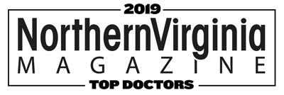 Northern Virginia Magazine 2019 Top Doctor Badge -alt bw