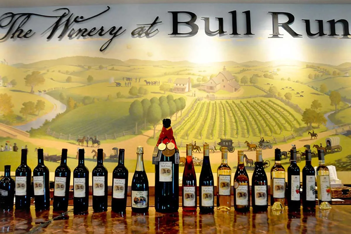 wine bottles