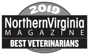 2019 Best Veterinarian official badge b&w