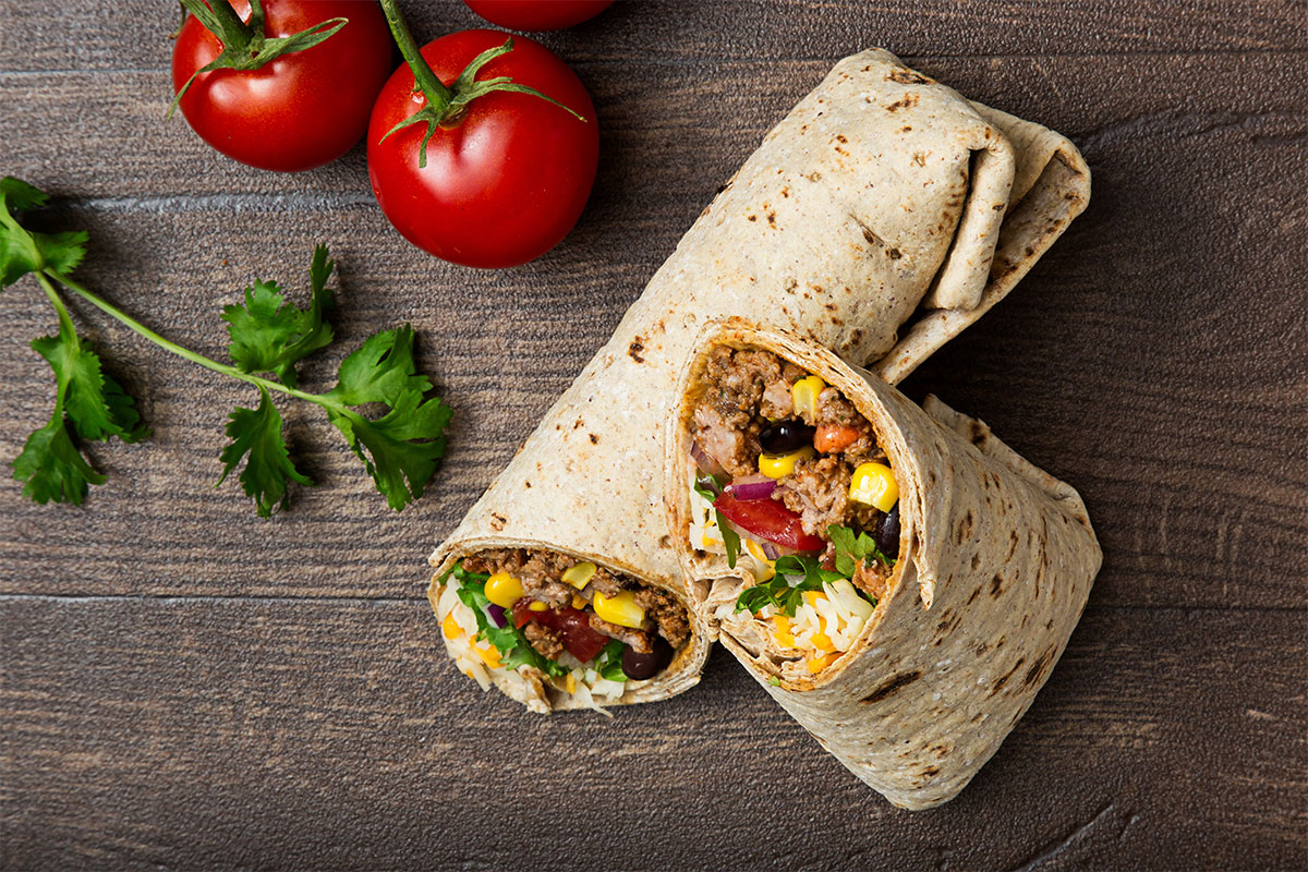 Mexican-style wrap