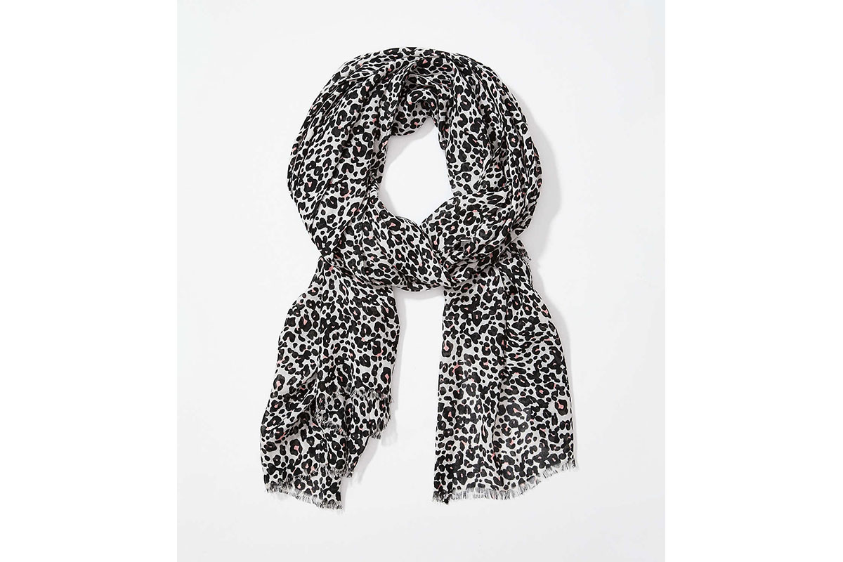LOFT leopard printed scarf