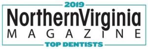 Official 2019 Top Dentist badge teal small