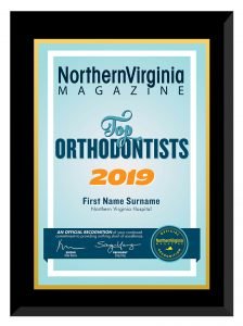 Official 2019 Top Orthodontists Plaque