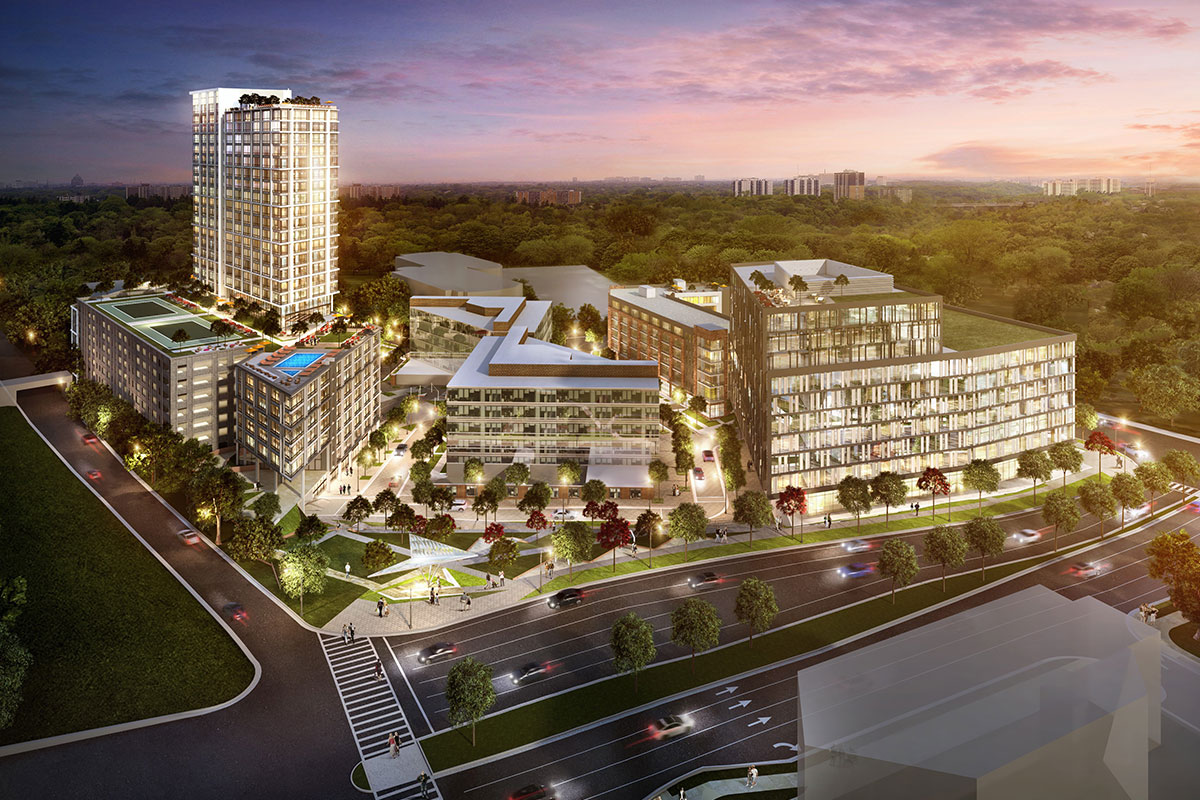 rendering image of entire new property in reston
