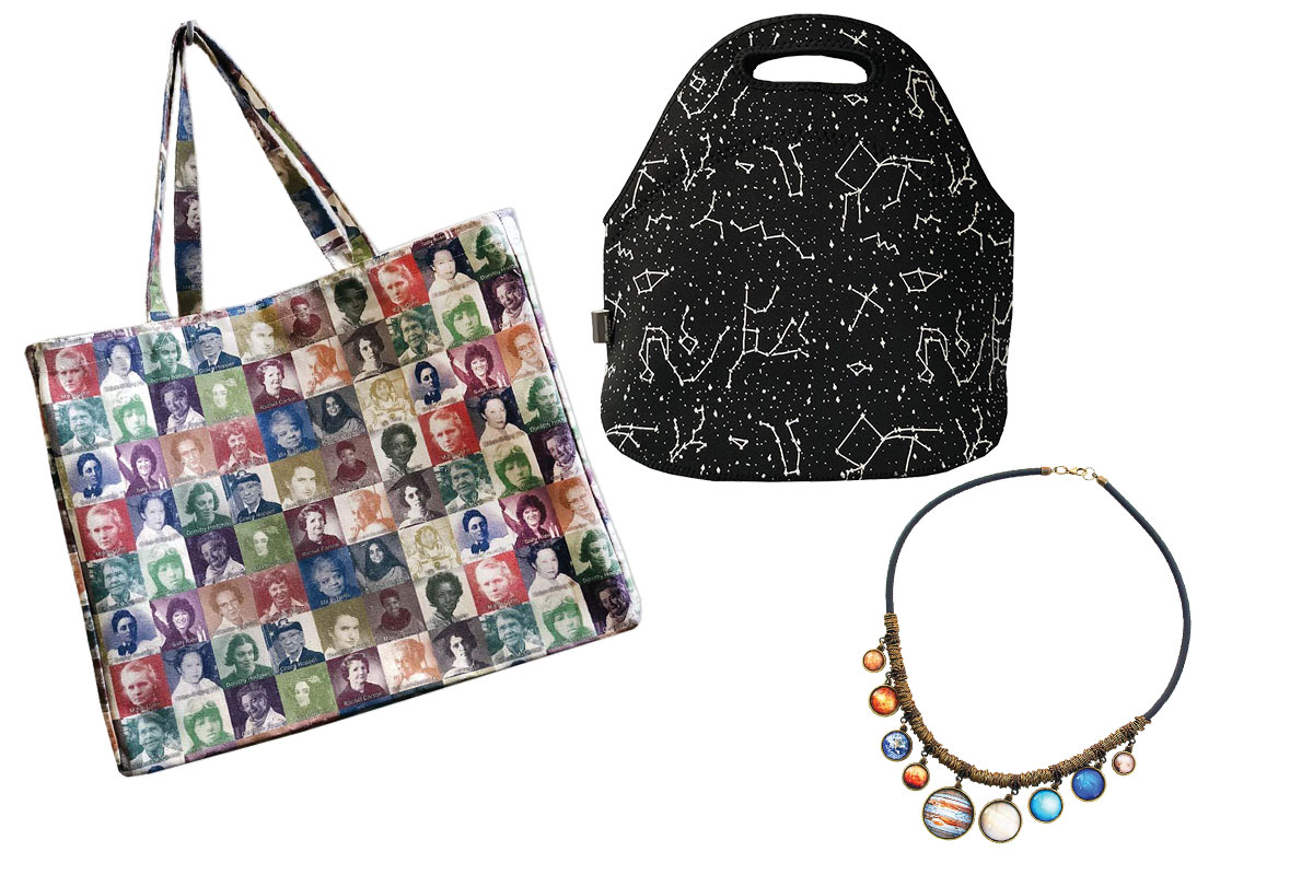 bags and necklace from svaha usa