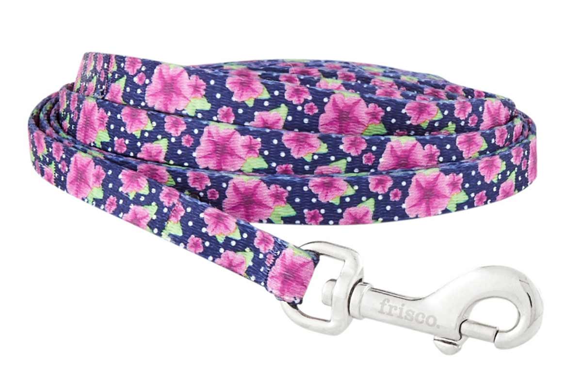 floral patterned dog leash