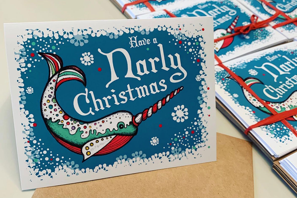 have a narly christmas card
