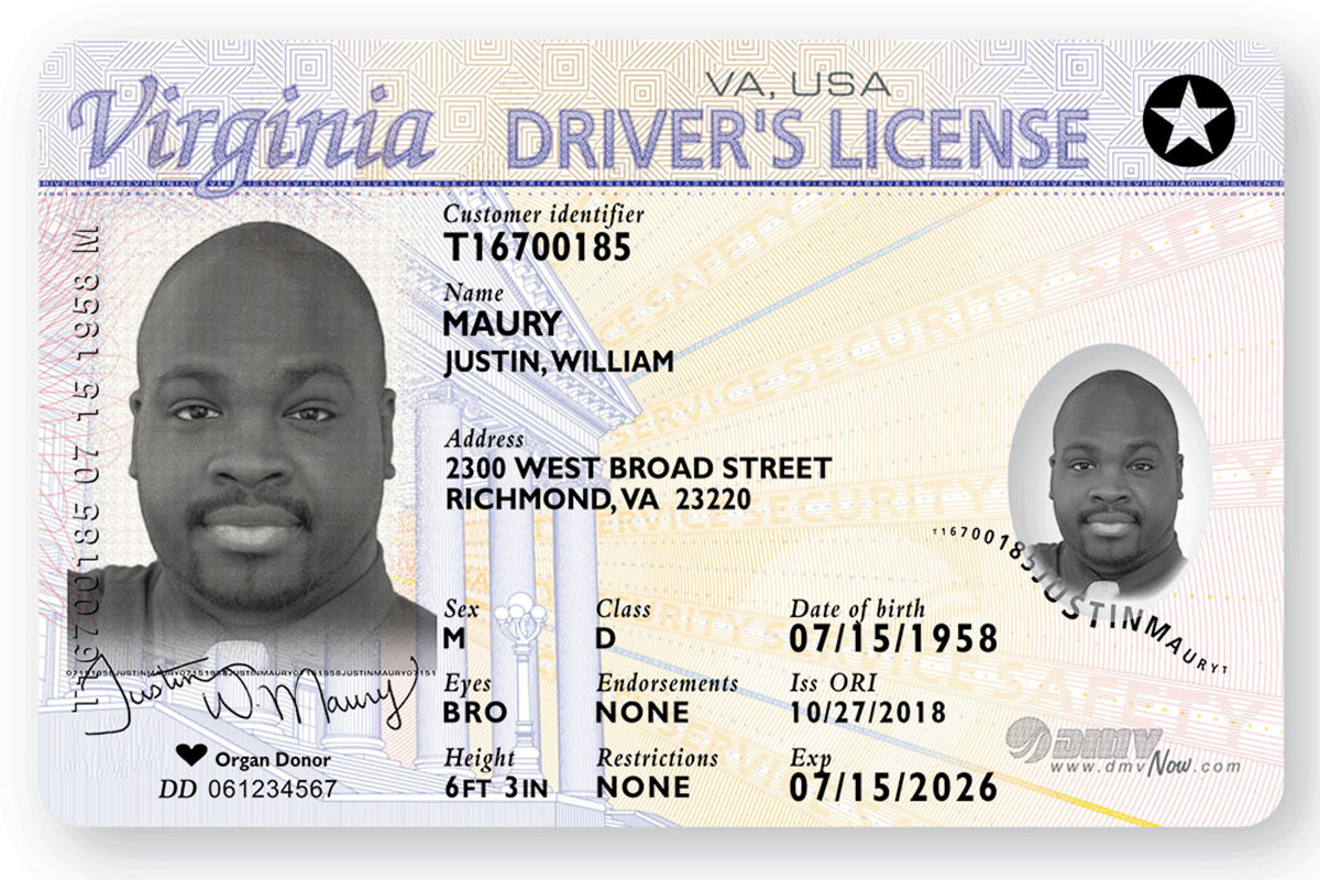 virginia driver's license