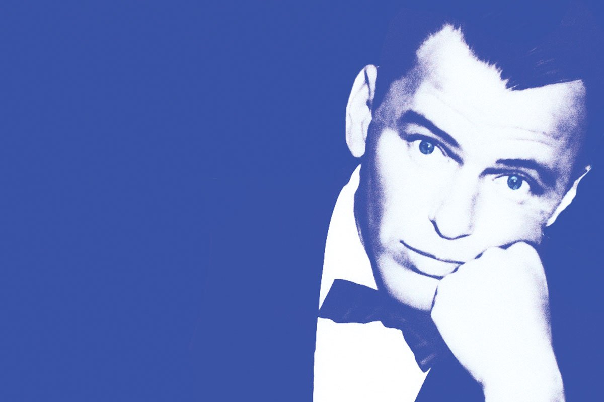 Frank Sinatra in blue