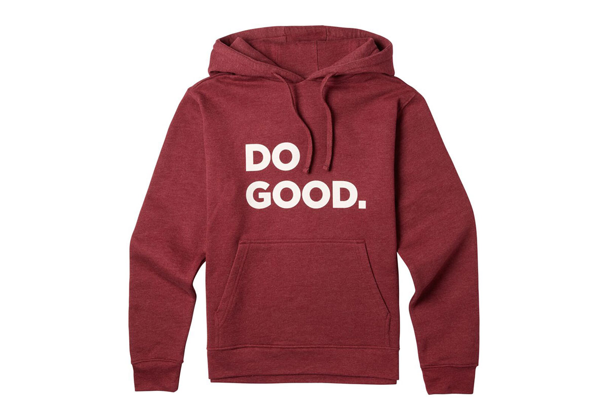 red do good hoodie