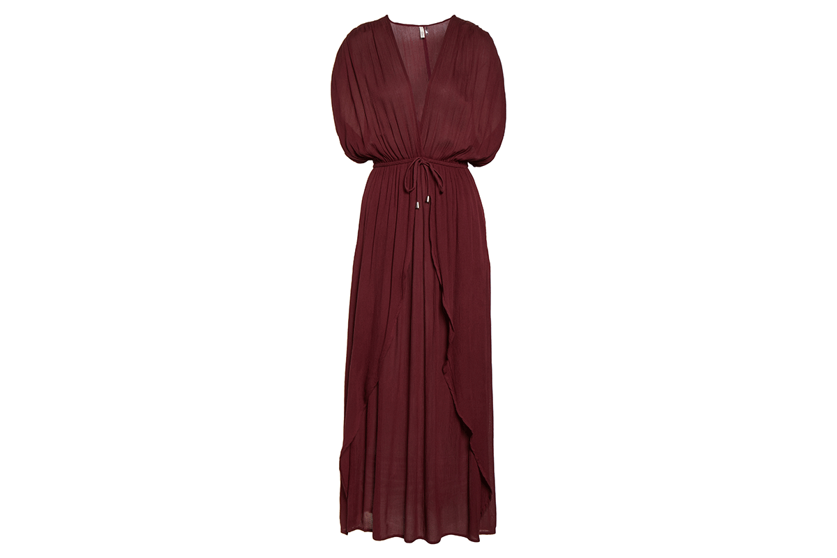 Wrap Maxi Cover-Up Dress, Elan