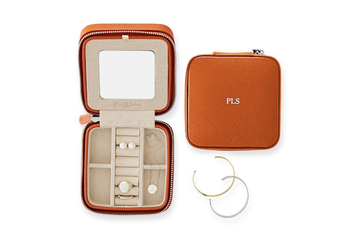 orange jewelry case