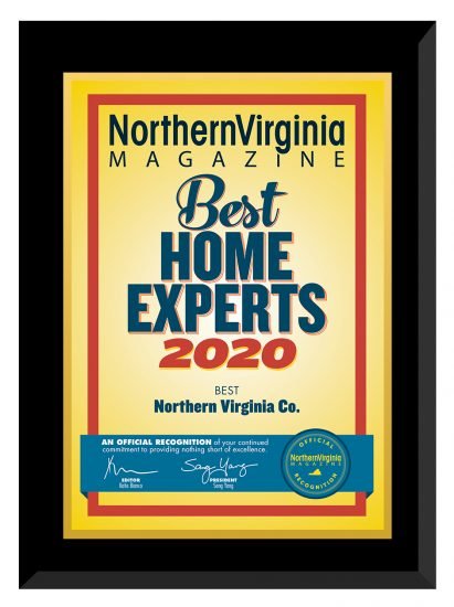 Official 2020 Best Home Experts plaque form