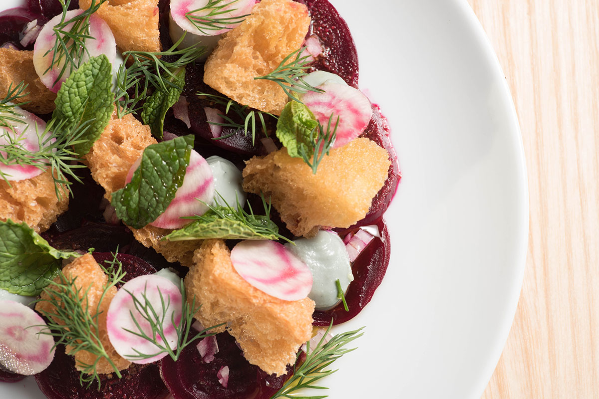 beets on a plate