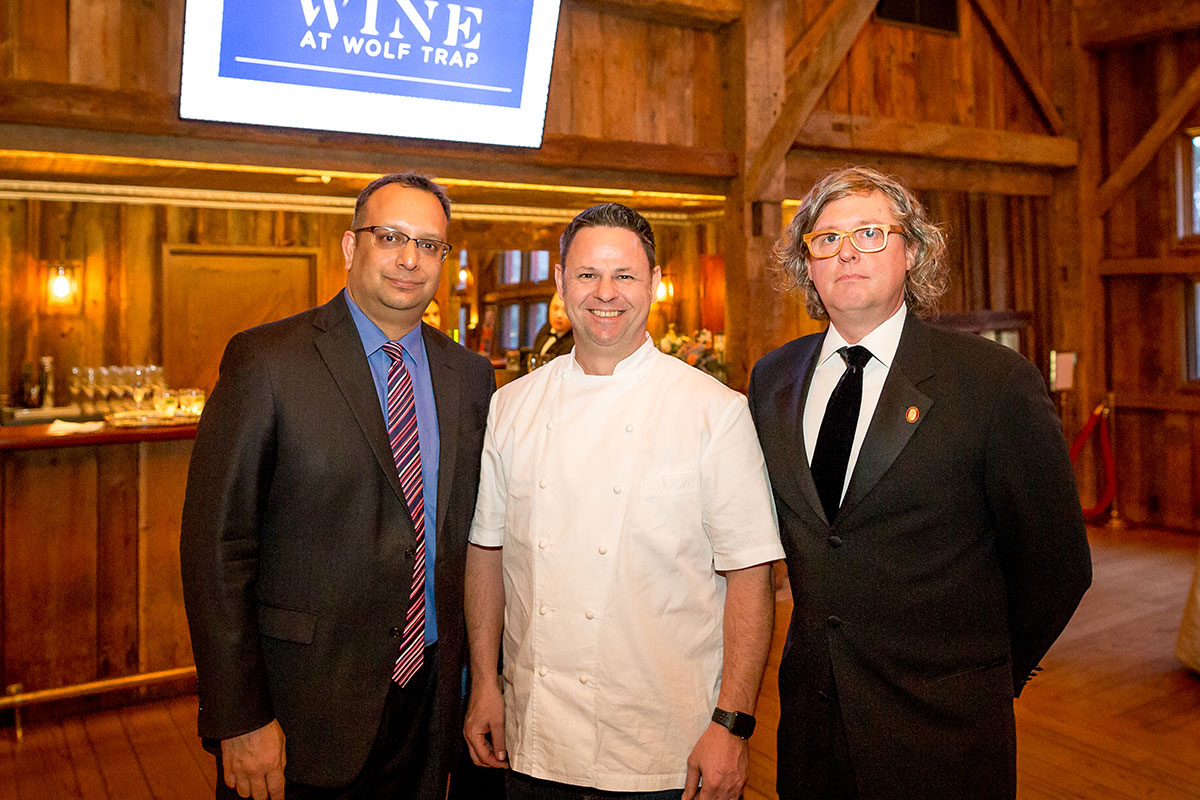 chef and sommilier for wine and dine at wolf trap
