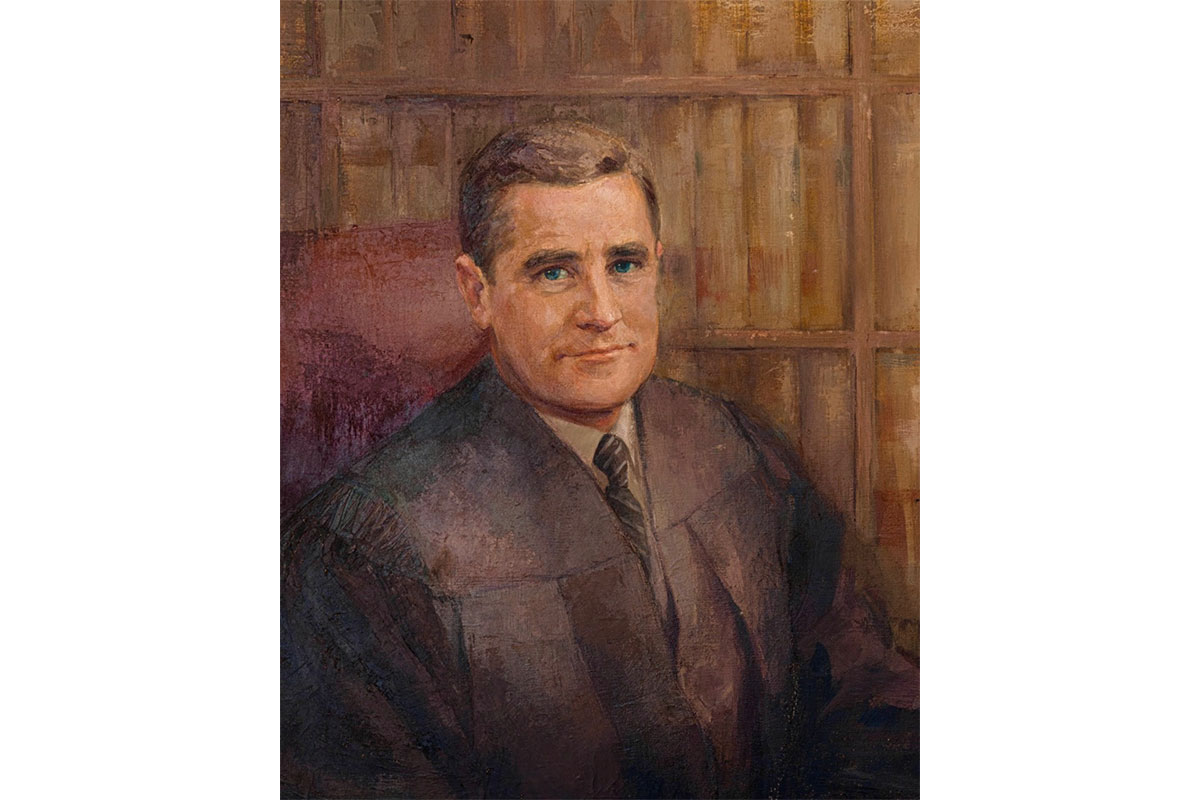 portrait of supreme court chief justice harry l. carrico