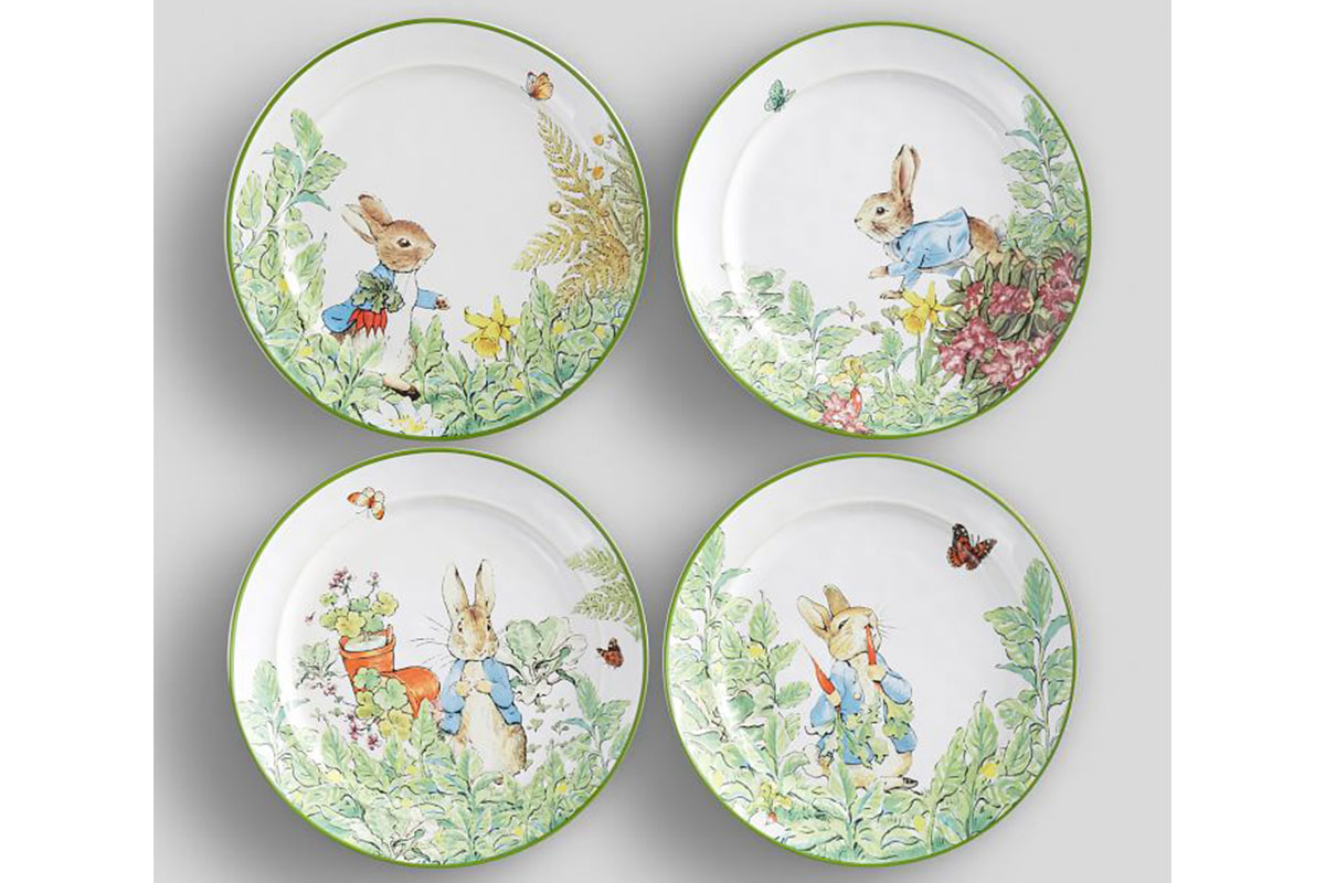 Peter rabbit plates