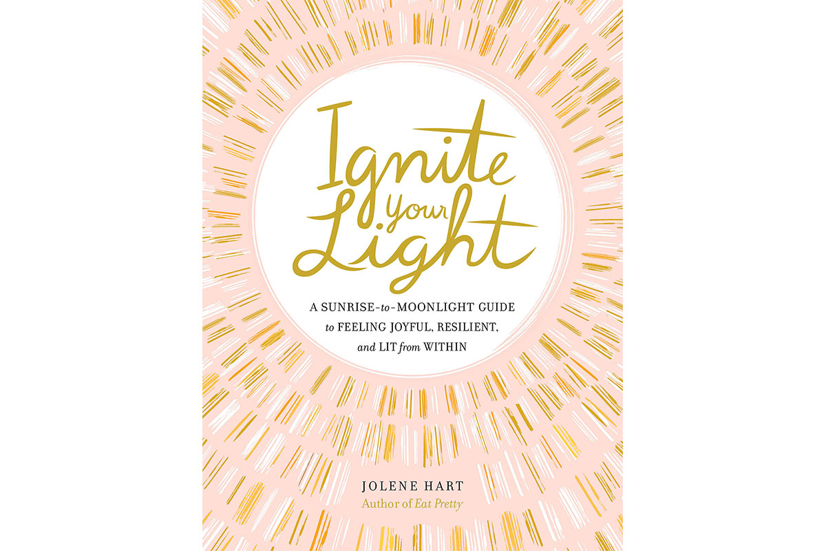 Ignite Your Light book cover pink white and gold