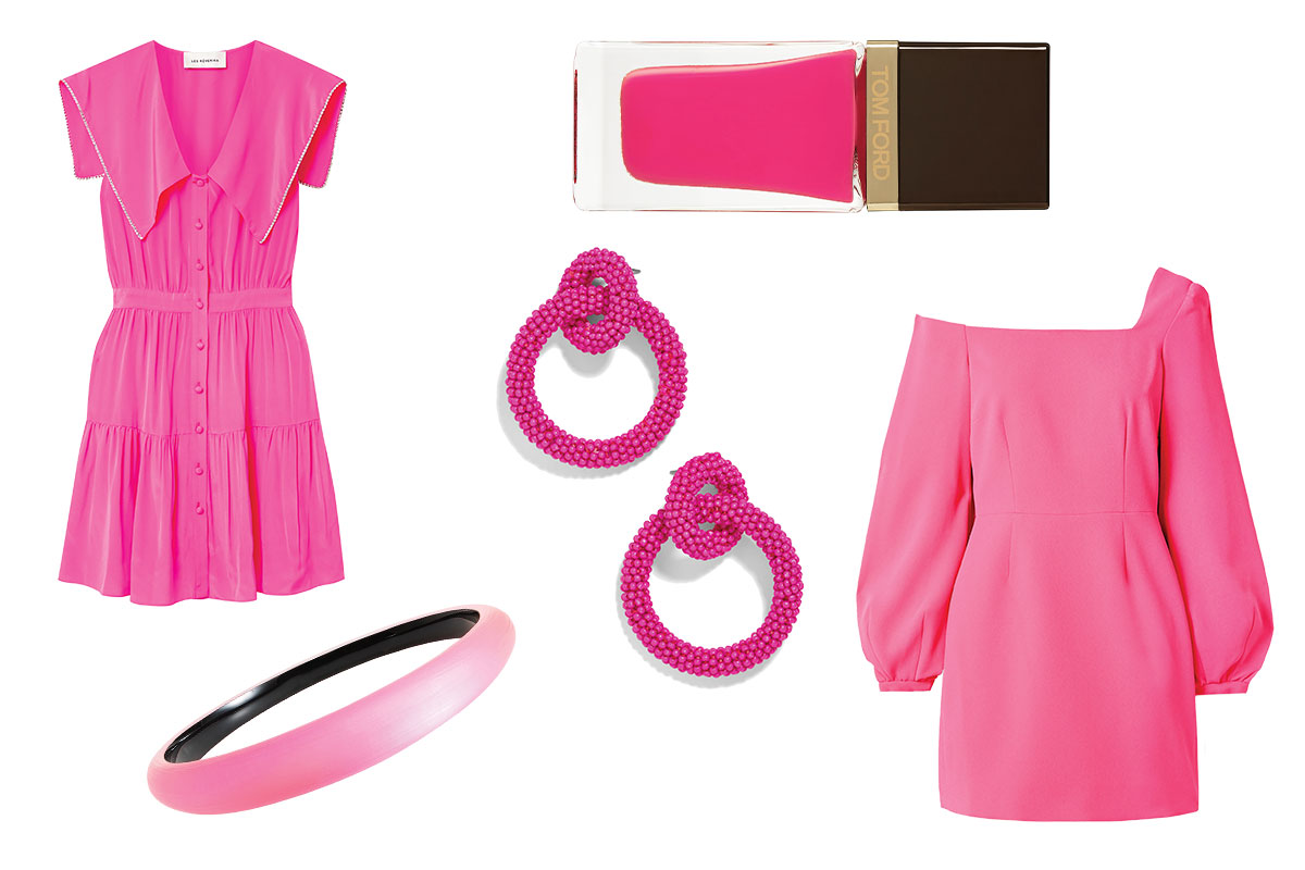 pink clothes and accessories
