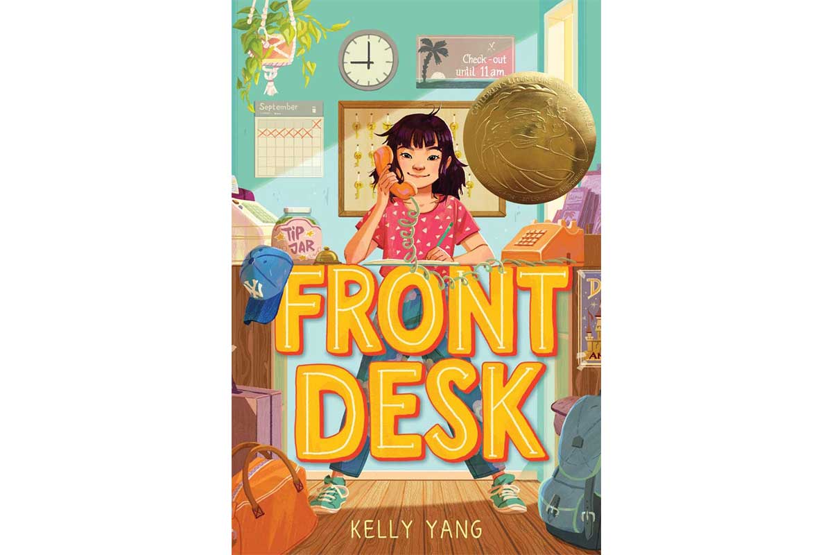 front desk book cover children's